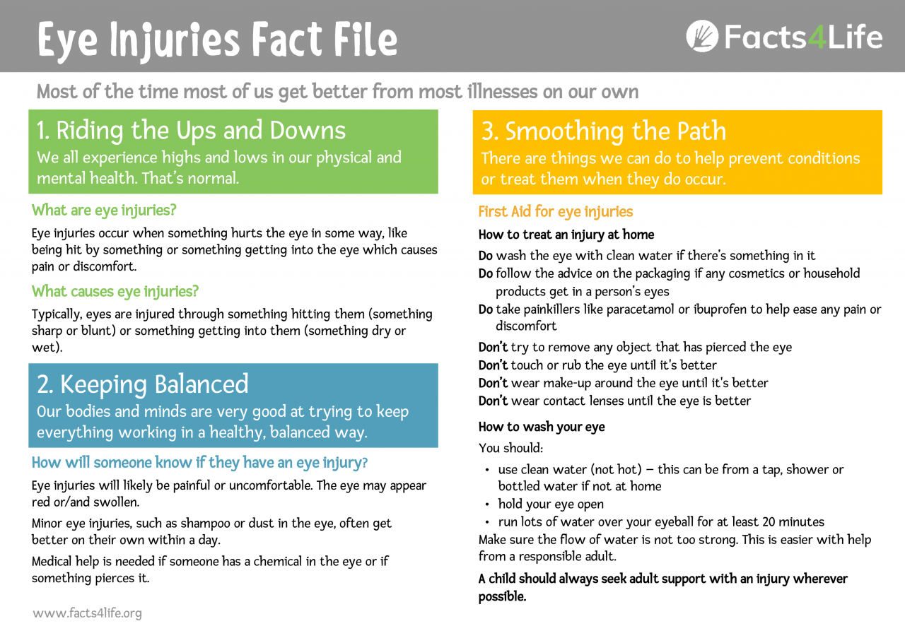 Facts4Life Fact Files - health education resources