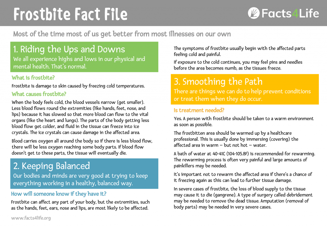 Facts4Life Fact Files - health education resources